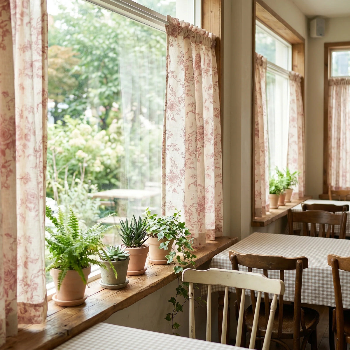 DWCN Antheia Millefiori Patterned Linen Curtains