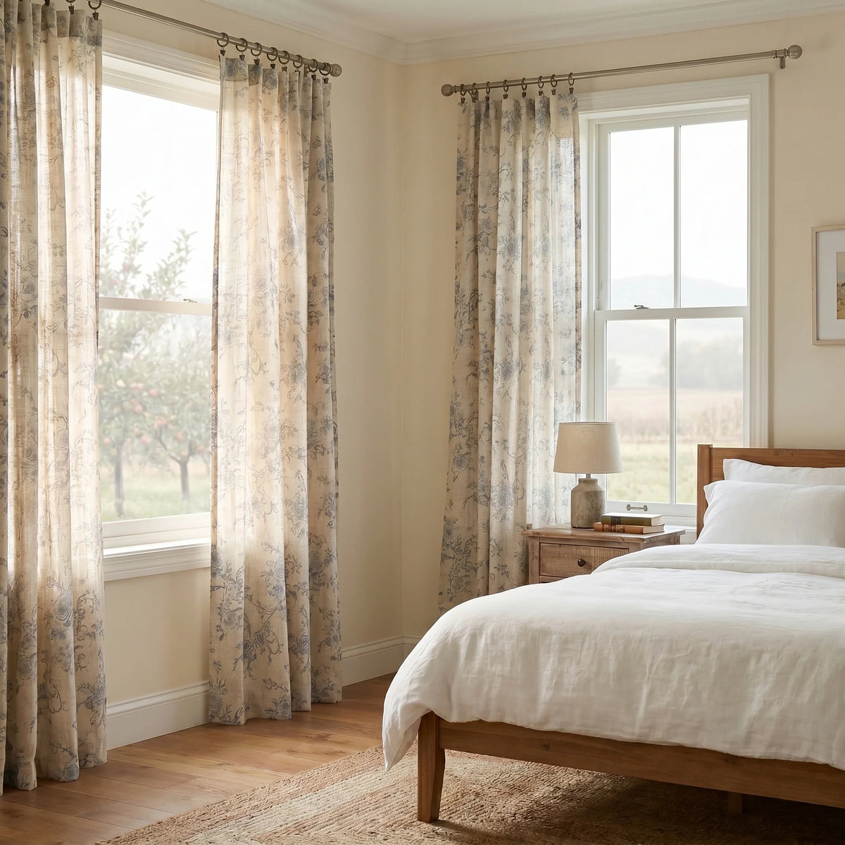 DWCN Antheia Millefiori Patterned Linen Curtains