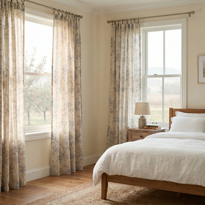 DWCN Antheia Millefiori Patterned Linen Curtains