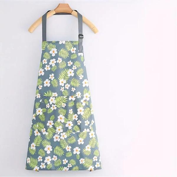 Floral Oil-proof Apron For Cooking-Chamomile-Linas
