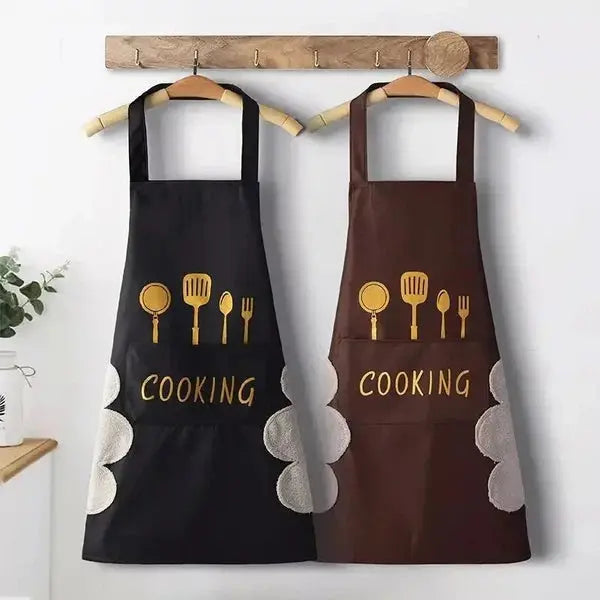 Household Apron Can Wipe Hands Cooking-Linas