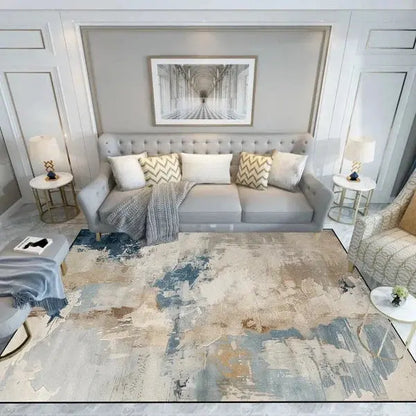 Light Luxury Splashing Ink Living Room Rugs-Flannel-11-Linas