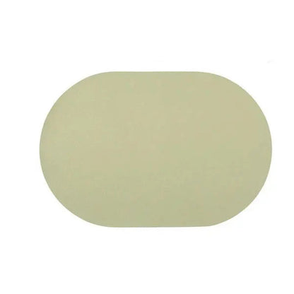 Nordic Placemat Oval Oilproof Dining Home Decor-A7-Linas