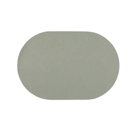 Nordic Placemat Oval Oilproof Dining Home Decor-A8-Linas