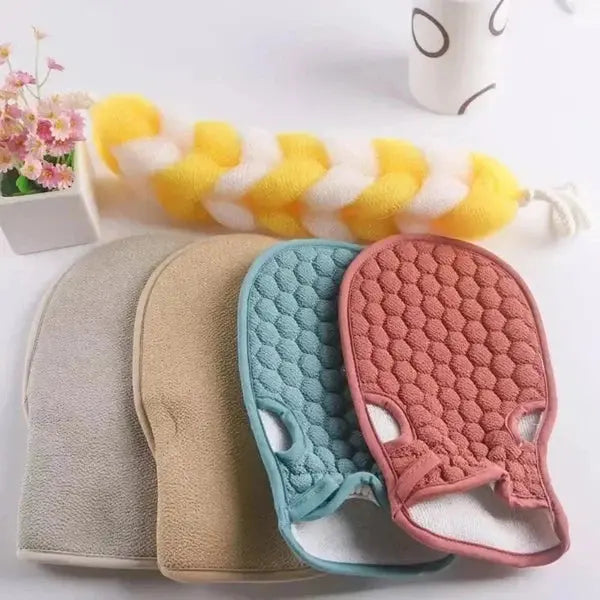 Shower Exfoliating Bath Gloves-Linas