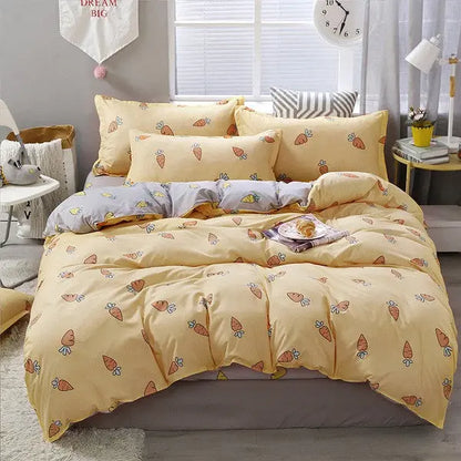 Simple Polyester Duvet Cover Modern-Carrot-Linas