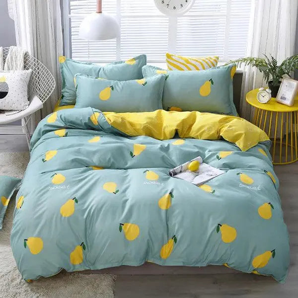 Simple Polyester Duvet Cover Modern-Pear-Linas