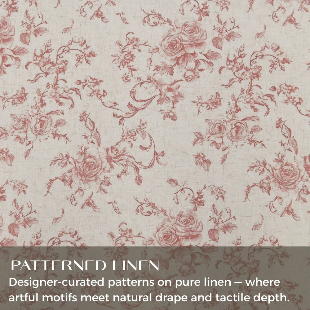 DWCN Antheia Millefiori Patterned Linen Curtains